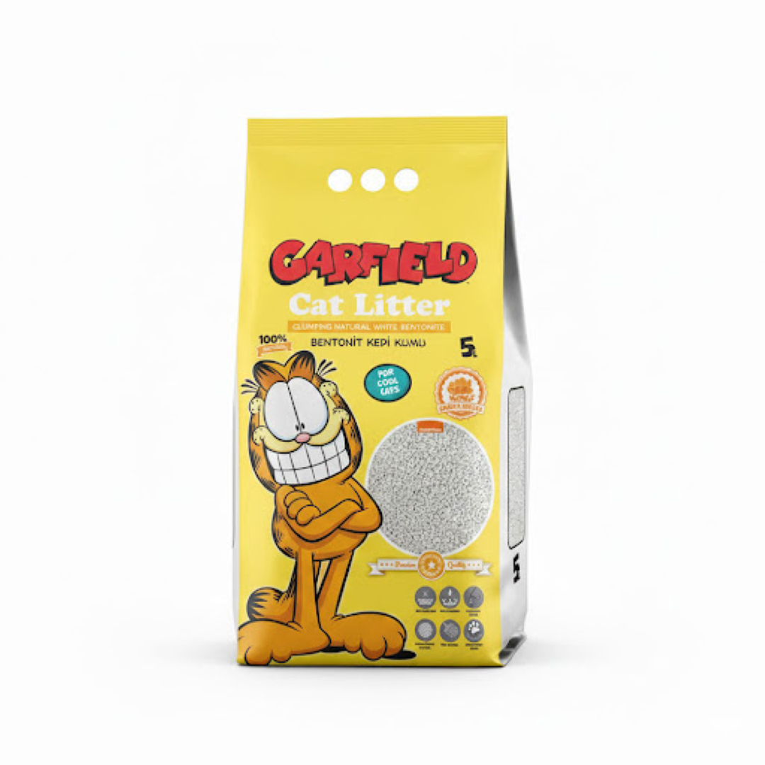 GARFIELD BENTONITE NATURAL CAT LITTER 5LT